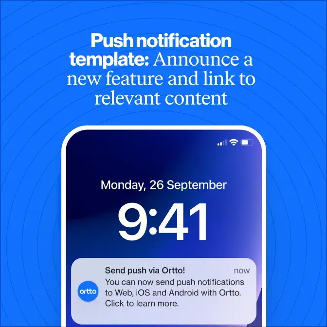 Ortto push notifications