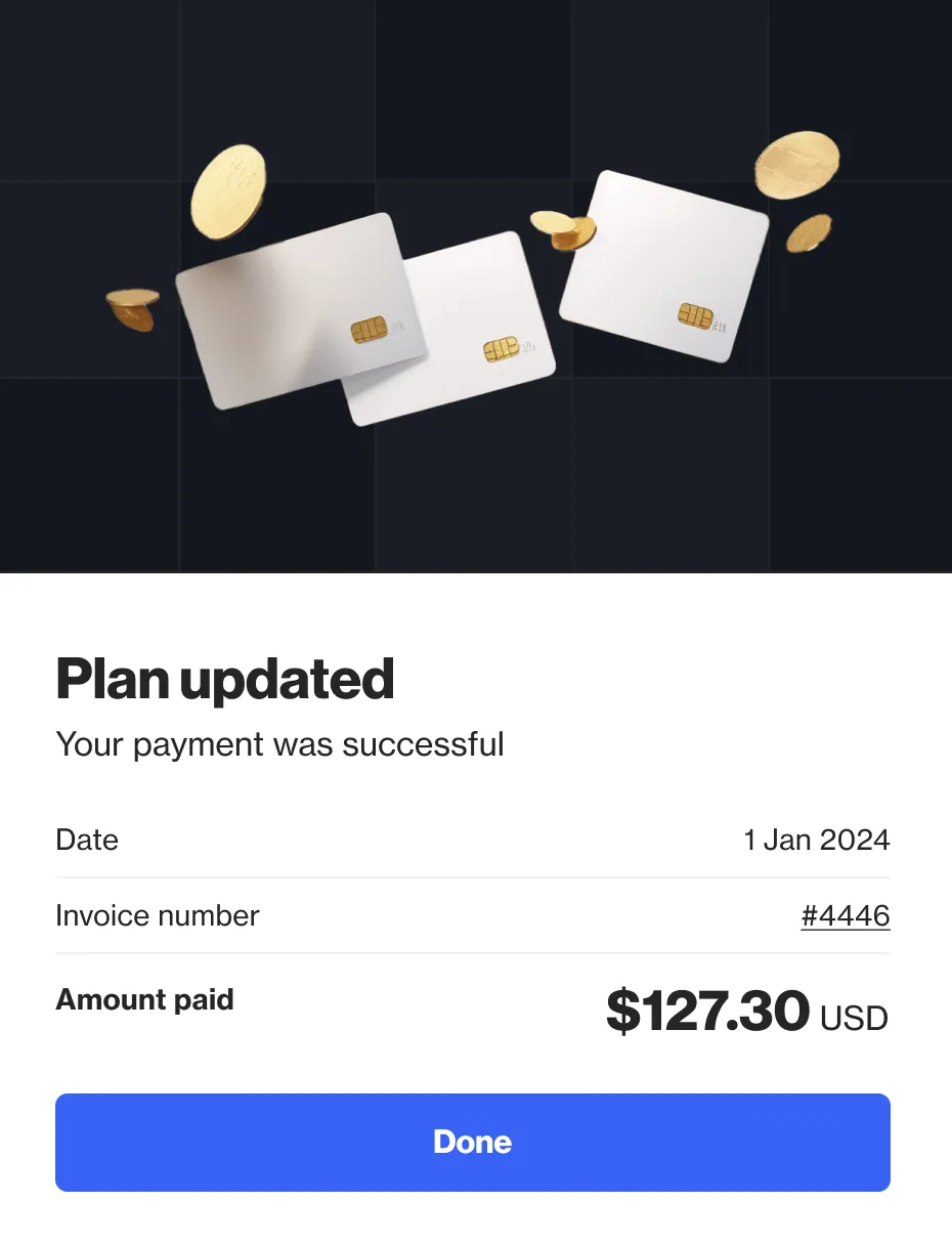 Ortto payment user flow