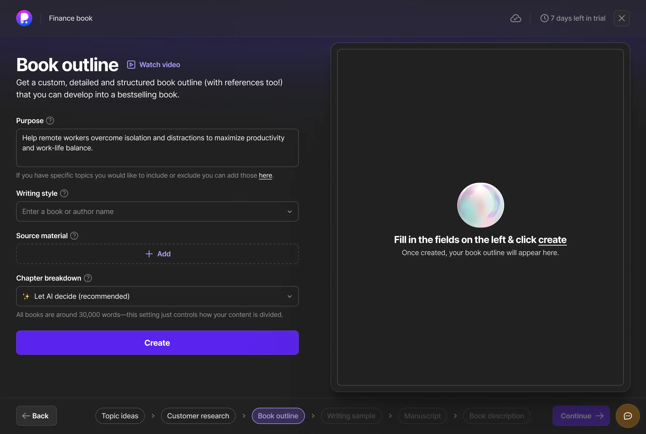 After: Publishing.com workflow interface in dark mode with consistent design system and improved user experience